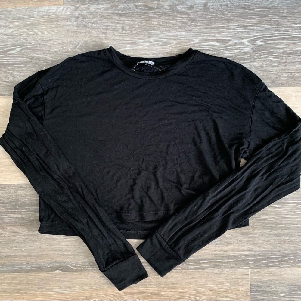 Reformation Chloe Top (Long sleeve crop top)